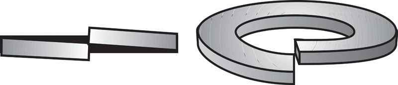 HILLMAN 7/8 in. D Zinc-Plated Steel Split Lock Washer 1 pk