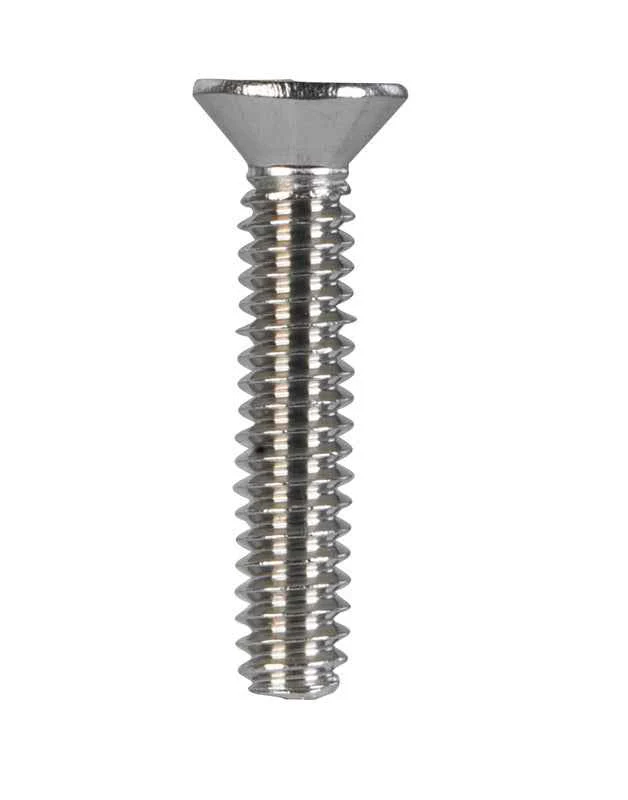 HILLMAN No. 10-24 Ga. X 1 in. L Phillips Flat Head Stainless Steel Machine Screws 100 pk - Image 2