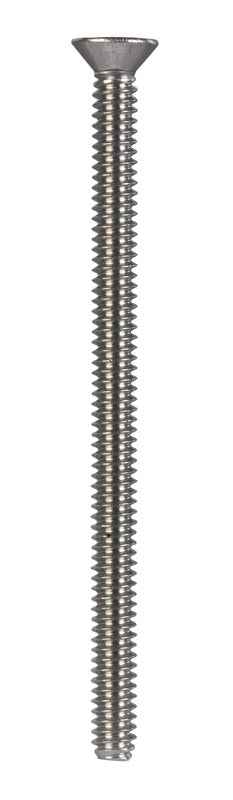HILLMAN No. 10-24 Ga. X 3 in. L Phillips Flat Head Stainless Steel Machine Screws 50 pk - Image 2