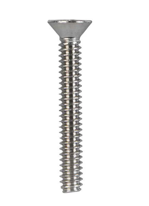 HILLMAN No. 6-32 Ga. X 1 in. L Phillips Flat Head Stainless Steel Machine Screws 100 pk - Image 2