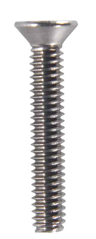 HILLMAN No. 8-32 Ga. X 1 in. L Phillips Flat Head Stainless Steel Machine Screws 100 pk - Image 2