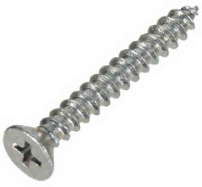 Hillman No. 10 X 1 in. L Phillips Flat Head Sheet Metal Screws 100 pk - Image 3