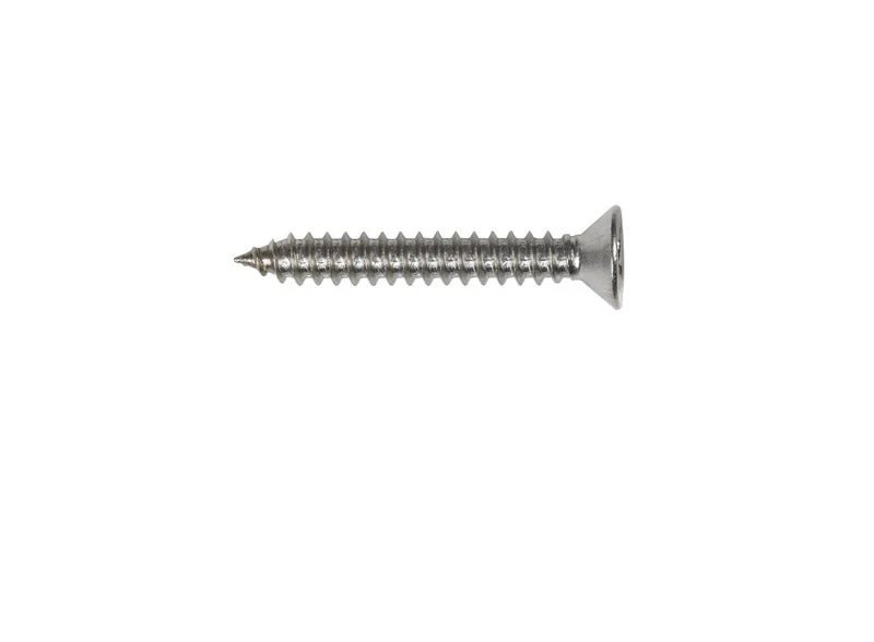 HILLMAN No. 12 Ga. X 1-1/2 in. L Phillips Flat Head Sheet Metal Screws 100 pk - Image 2