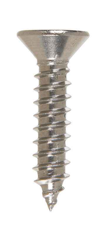 HILLMAN No. 12 Ga. X 1 in. L Phillips Flat Head Sheet Metal Screws 100 pk - Image 4