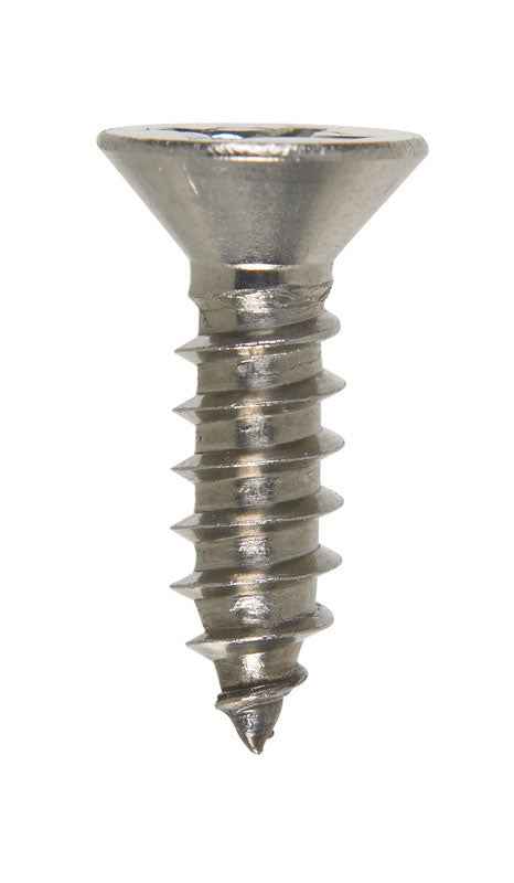 HILLMAN No. 12 X 3/4 in. L Phillips Flat Head Sheet Metal Screws 100 pk - Image 2