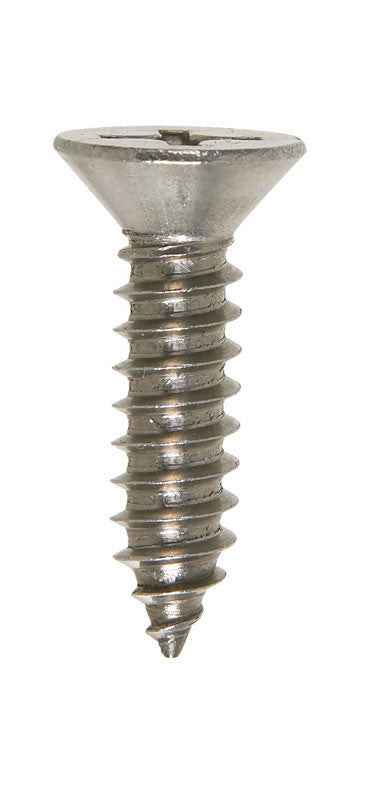 HILLMAN No. 14 Ga. X 1 in. L Phillips Flat Head Sheet Metal Screws 100 pk - Image 4
