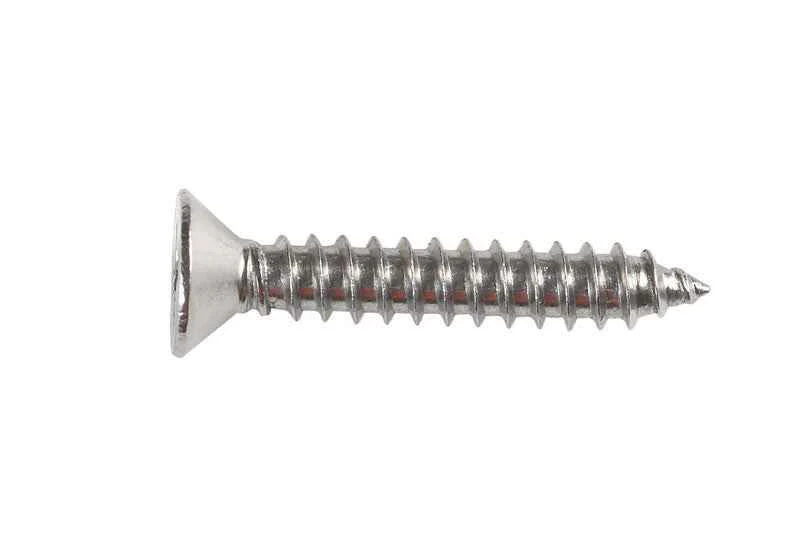 Hillman No. 8 X 1 in. L Phillips Flat Head Sheet Metal Screws 100 pk - Image 6