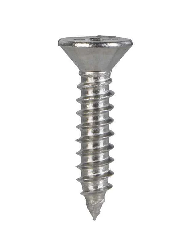 Hillman No. 8 X 3/4 in. L Phillips Flat Head Sheet Metal Screws 100 pk - Image 3