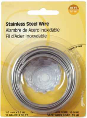 Hillman 30 ft. L Stainless Steel 19 Ga. Wire (Pack of 10) - Image 2