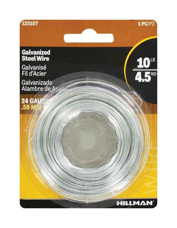 Hillman 250 ft. L Galvanized Steel 24 Ga. Wire (Pack of 6) - Image 3