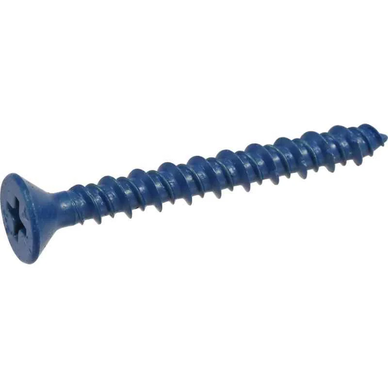 Hillman Tapper 1/4 in. D Steel Flat Head Concrete Screw Anchor 100 pk - Image 4
