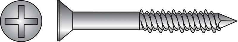 HILLMAN Tapper 1/4 in. D X 4 in. L Steel Flat Head Concrete Screw Anchor 100 pk