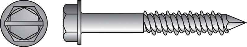 Hillman Tapper 3/16 in. D Steel Hex Head Concrete Screw Anchor 100 pk - Image 2
