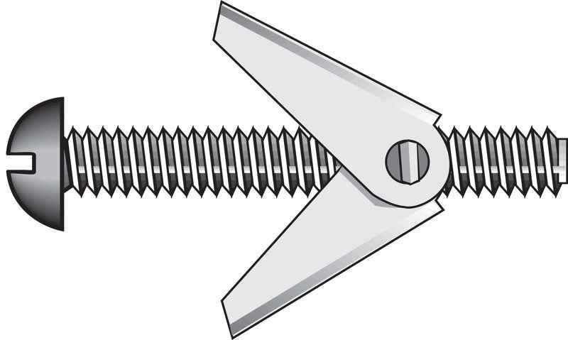 Hillman Fas-N- Tite 1/4 in. D X 3 in. L Round Steel Toggle Bolt 50 pk - Image 2