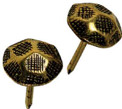 Hillman No. 9 Antique Brass Brass Double Point Tacks 25 pk (Pack of 6) - Image 2