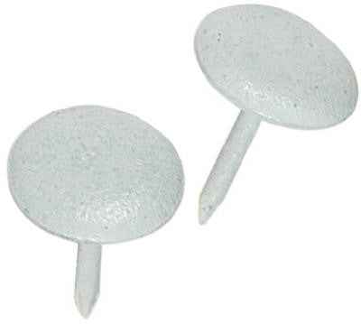 Hillman Large Brass-Plated White Brass Furniture Nails 25 pk (Pack of 6) - Image 4
