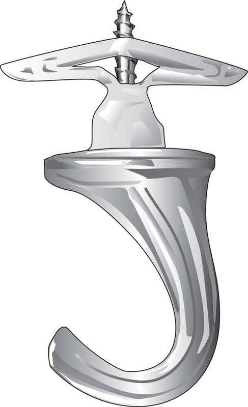 Hillman White Versa Hook Small for General Household Applications 35 lbs. Capacity  (Pack of 5) - Image 2