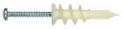 Hillman .138 in. Dia. x 1-1/4 in. L Nylon Pan Head Wallboard Anchors 20 pk - Image 3