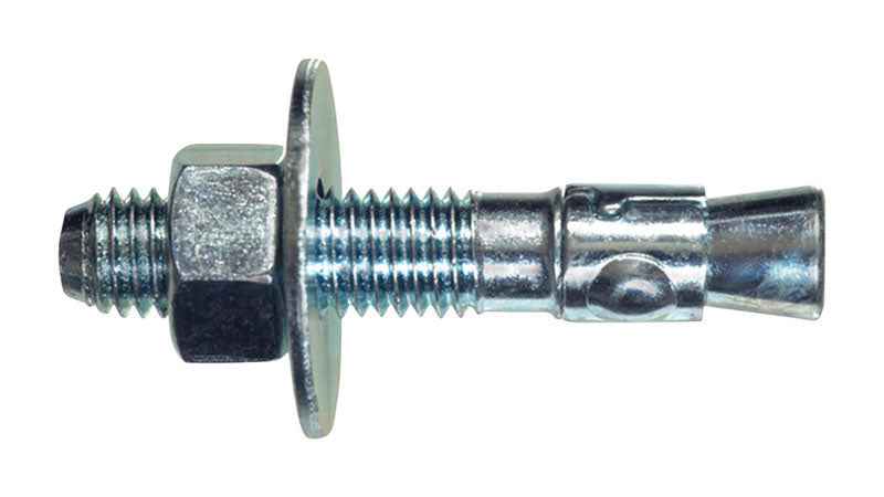 HILLMAN 1/4 in. D X 2-1/4 in. L Steel Round Head Wedge Anchor 40 pc