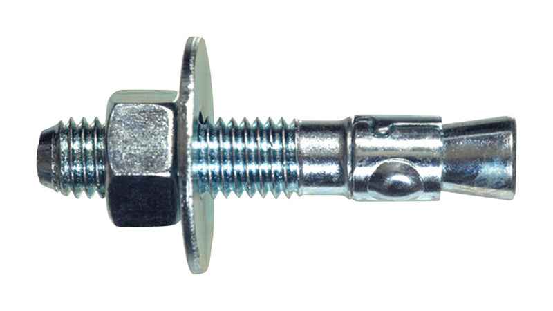 HILLMAN 3/4 in. D X 4-3/4 in. L Steel Round Head Wedge Anchor 10 pc