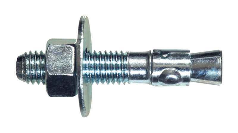HILLMAN 5/8 in. D X 3-1/2 in. L Steel Round Head Wedge Anchor 10 pc