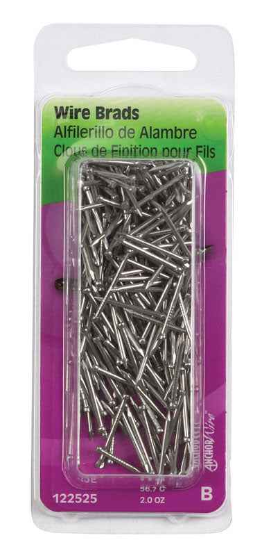 Hillman 18 Ga. x 3/4 in. L Stainless Steel Brad Nails 1 pk 2 oz. (Pack of 6) - Image 2
