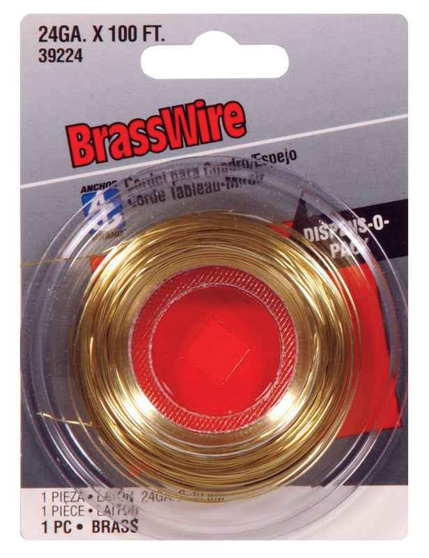 Hillman 100 ft. L Brass 24 Ga. Wire (Pack of 10) - Image 2