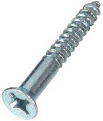Hillman No. 14 X 2-1/2 in. L Phillips Zinc-Plated Wood Screws 100 pk - Image 2