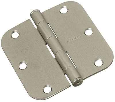 National Hardware 3-1/2 in. L Satin Nickel Door Hinge 3 pk - Image 3
