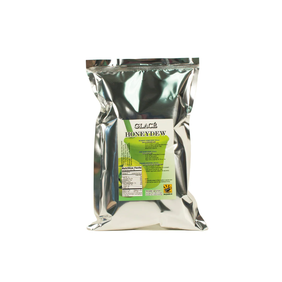 Honeydew 4 in 1 Mix for Bubble Tea, Smoothies, Lattes and Frappes, 3 lbs. Bag (Case 6 x 3 lbs. Bags) - Ships Free Within Canada on Orders Above CAD $199