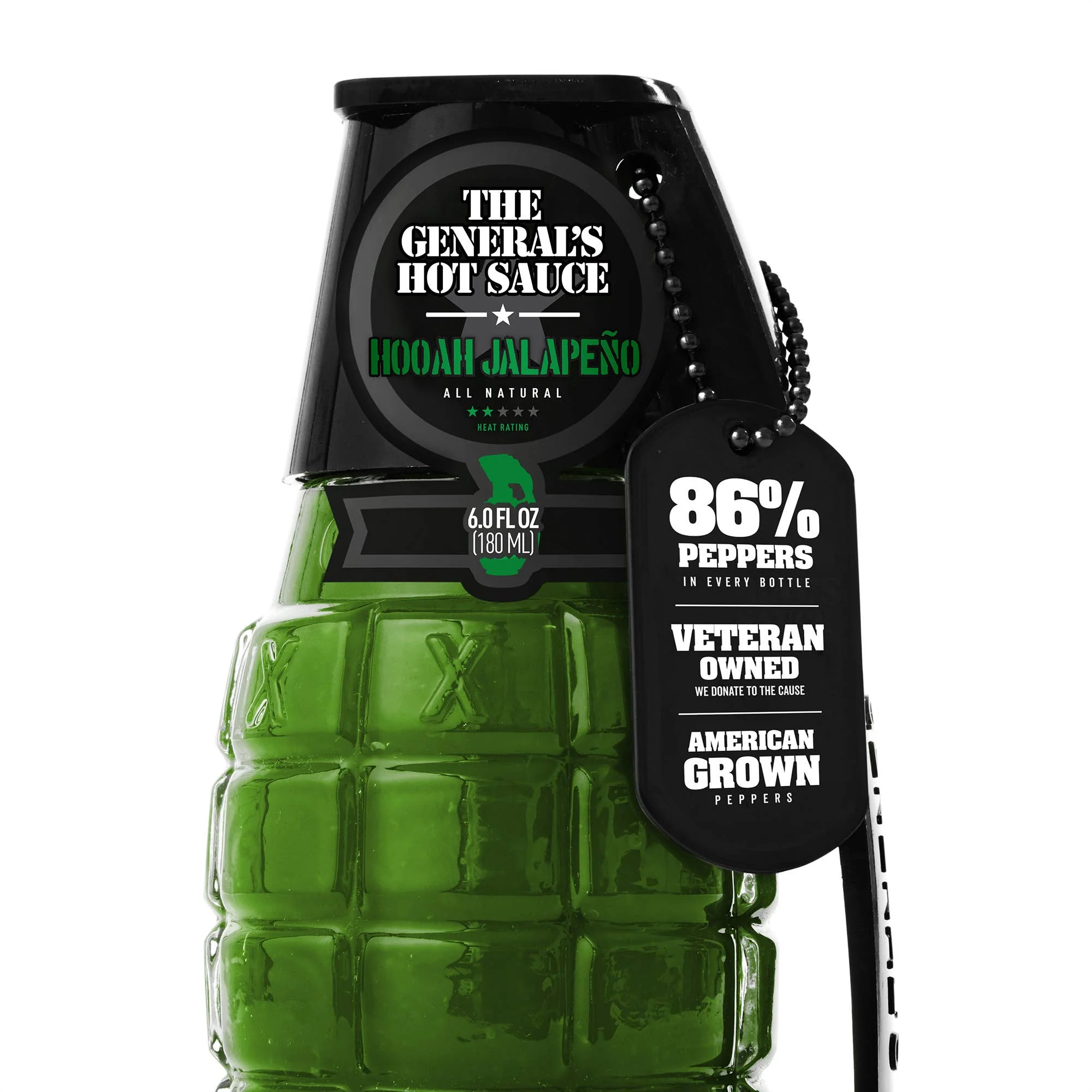 HOOAH Jalapeño - The General's Hot Sauce - Image 2