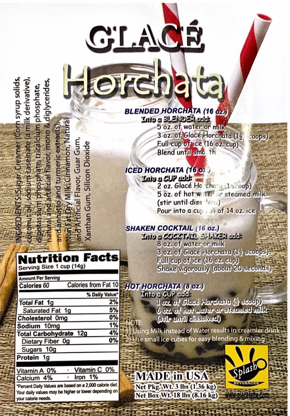 Horchata 4 in 1 Bubble Tea / Latte and Frappe Mix - Ships Free Within Canada on Orders Above CAD $199 - Image 2
