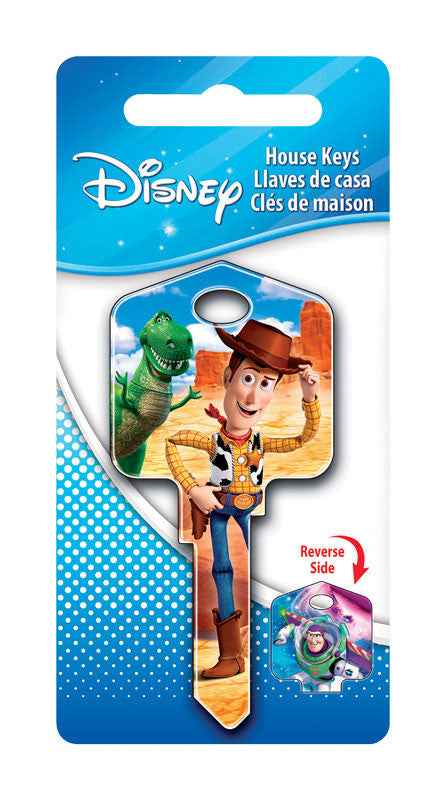 Hillman Disney Multicolored Brass #66/97 KW1/KW10 Buzz/Woody Single Sided Blank Key (Pack of 5) - Image 2