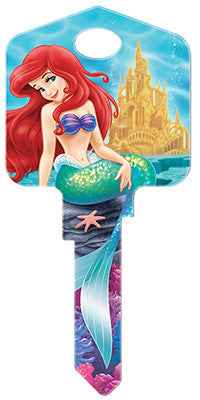 Howard Keys Disney Ariel And Friends House Key Blank Single sided For Kwikset and Titan Locks (Pack of 5) - Image 3