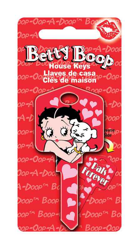 Howard Keys Betty Boop Betty Boop Pals Forever House/Office Key Blank Single sided For Kwikset and Titan Locks (Pack of 5) - Image 2