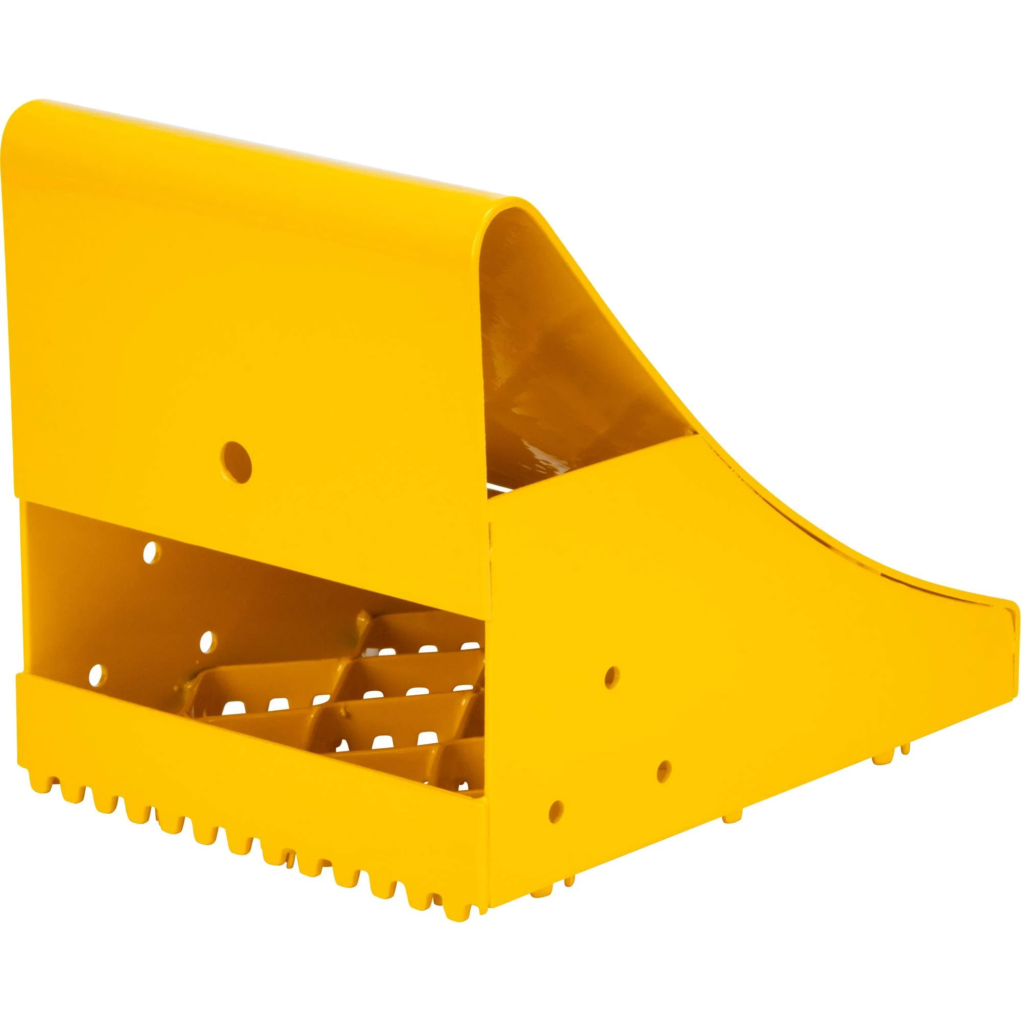 Ice Chocks, Steel, Yellow, 8-1/16" W x 10-5/8" D x 8-13/16" H - Image 3
