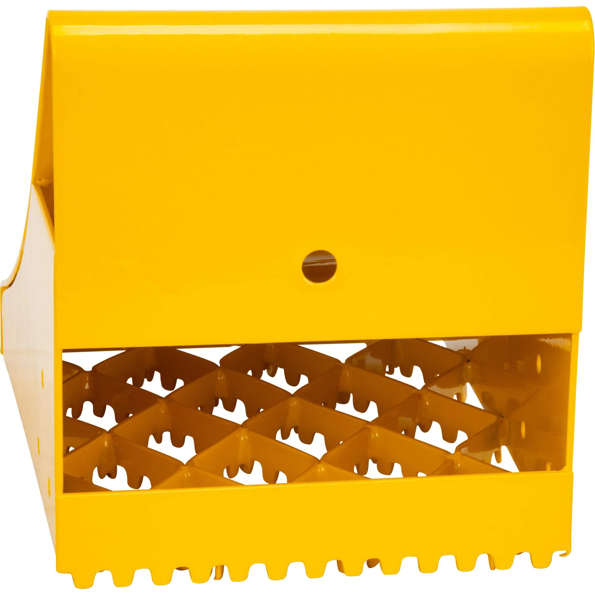 Ice Chocks, Steel, Yellow, 8-1/16" W x 10-5/8" D x 8-13/16" H - Image 4