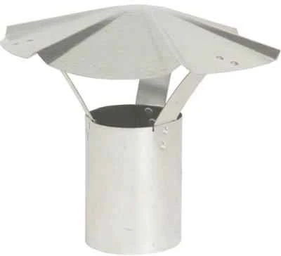 Imperial Manufacturing Group Gv0591 8 Galvanized Rain Cap (Pack Of 4) - Image 2