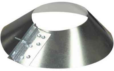 Imperial Manufacturing 6 in. Dia. 30 Ga. Galvanized Steel Storm Collar (Pack of 6) - Image 2