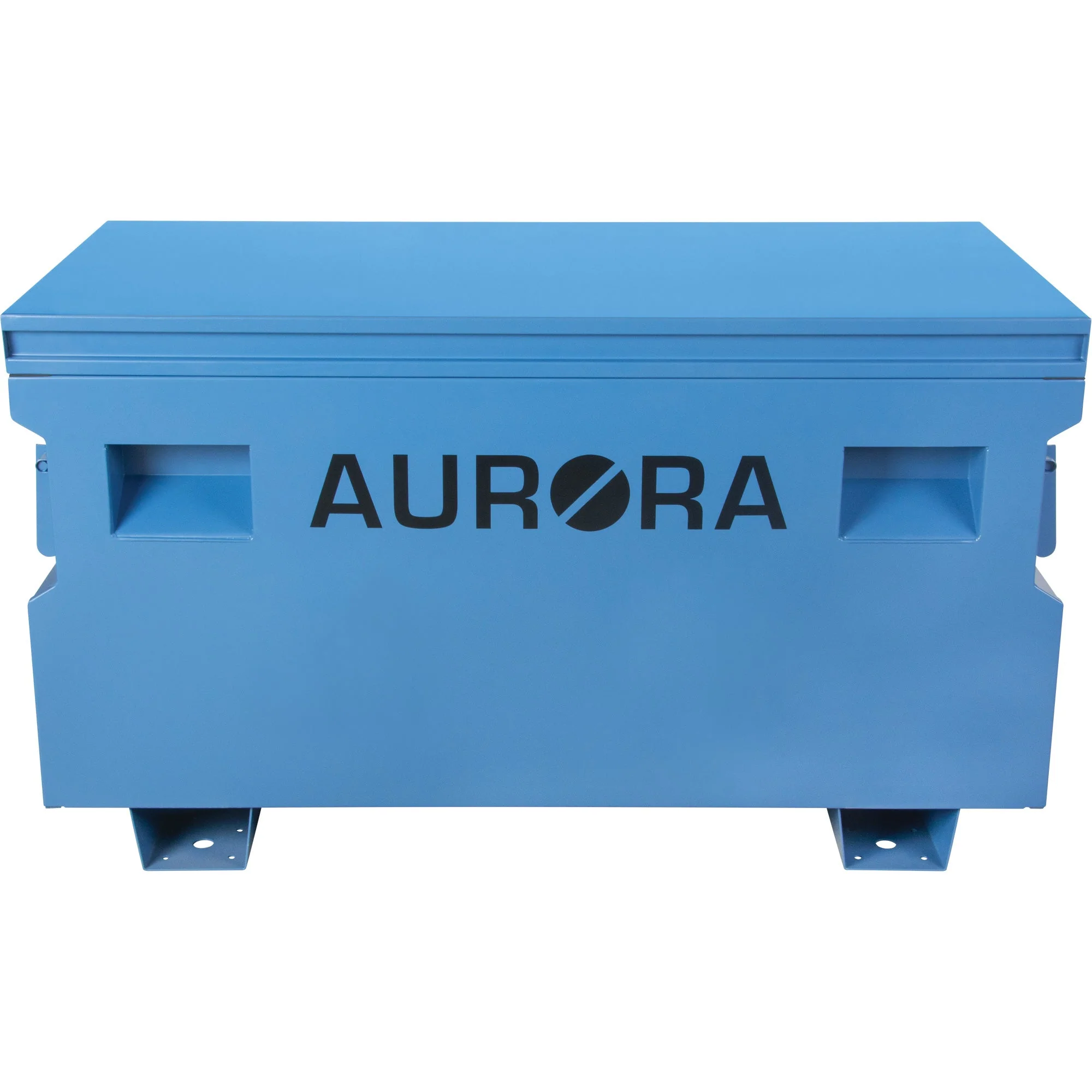 Jobsite Tool Box, 48" x 24" x 27-3/5", Steel, Blue - Image 2