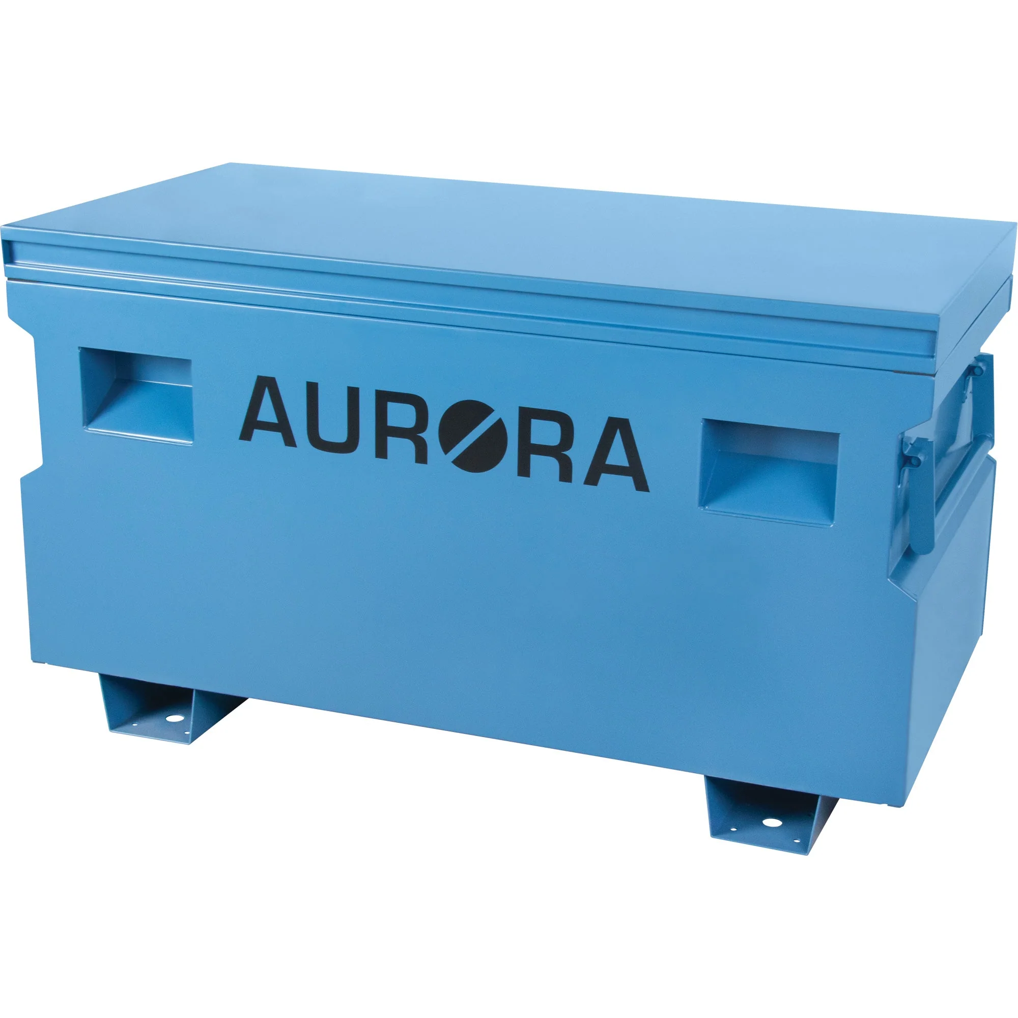 Jobsite Tool Box, 48" x 24" x 27-3/5", Steel, Blue - Image 3