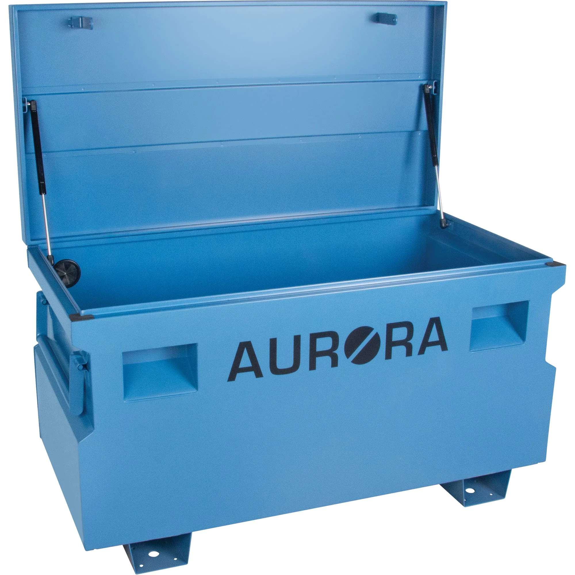 Jobsite Tool Box, 48" x 24" x 27-3/5", Steel, Blue - Image 4