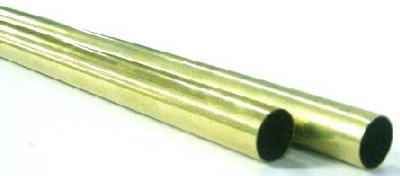 K&S 5/8 in. D X 12 in. L Round Brass Tube 1 pk - Image 2