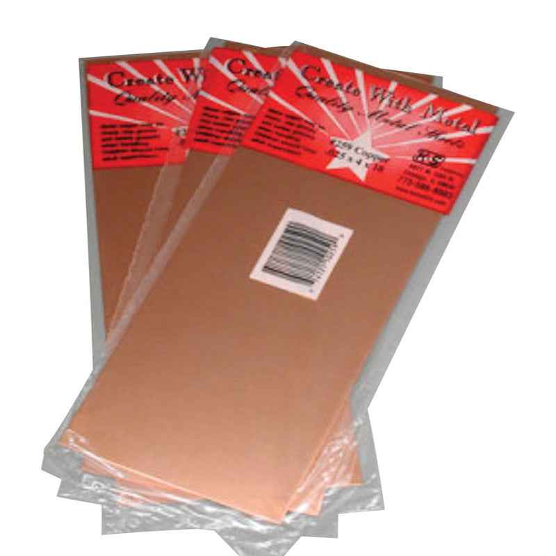 K&S 0.025 in. x 4 in. W x 10 in. L Copper Sheet Metal (Pack of 3) - Image 2