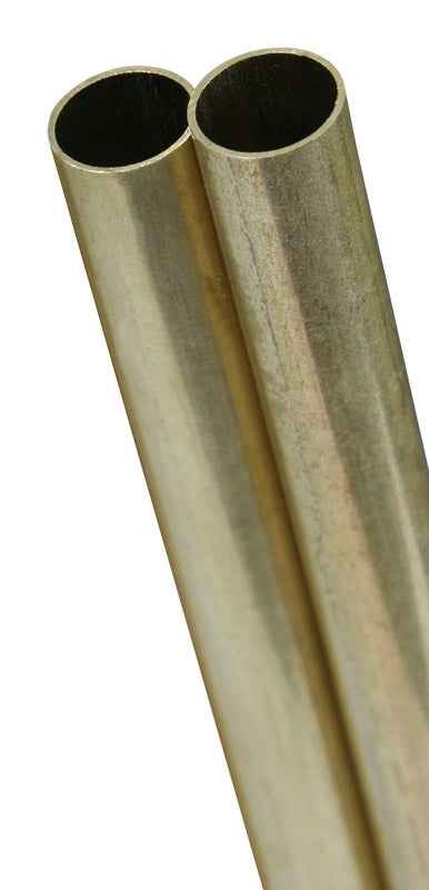 K&S 3/32 in. W X 12 in. L Square Brass Tube 2 pk - Image 3