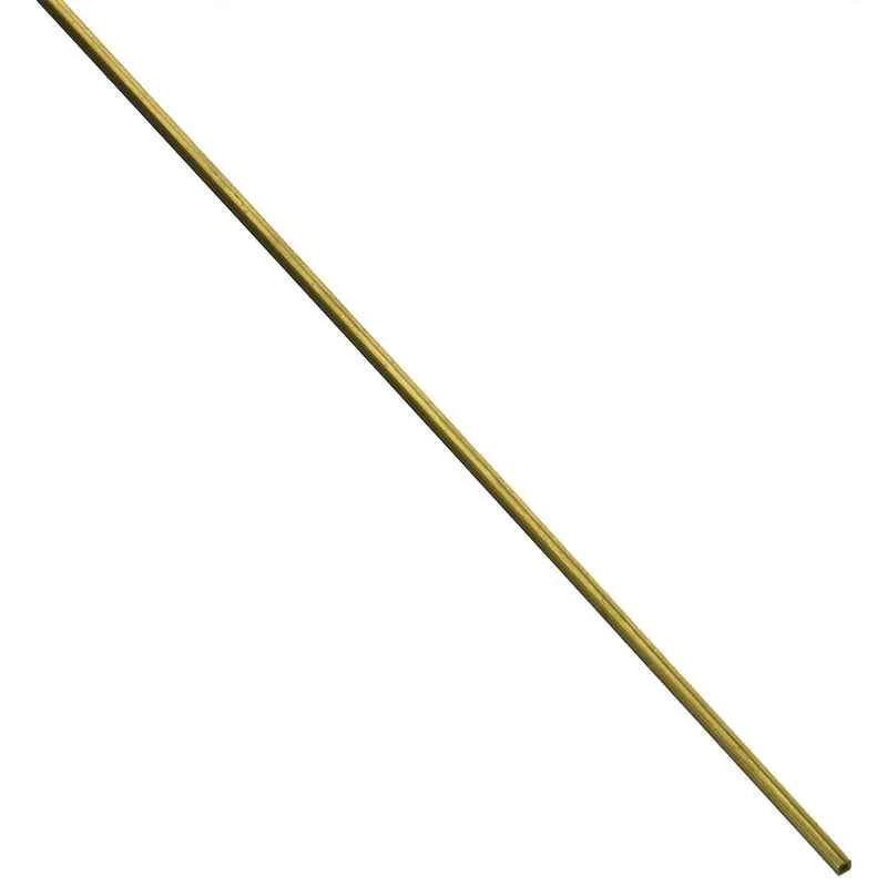 K&S 5/32 in. W X 12 in. L Square Brass Tube 1 pk - Image 3