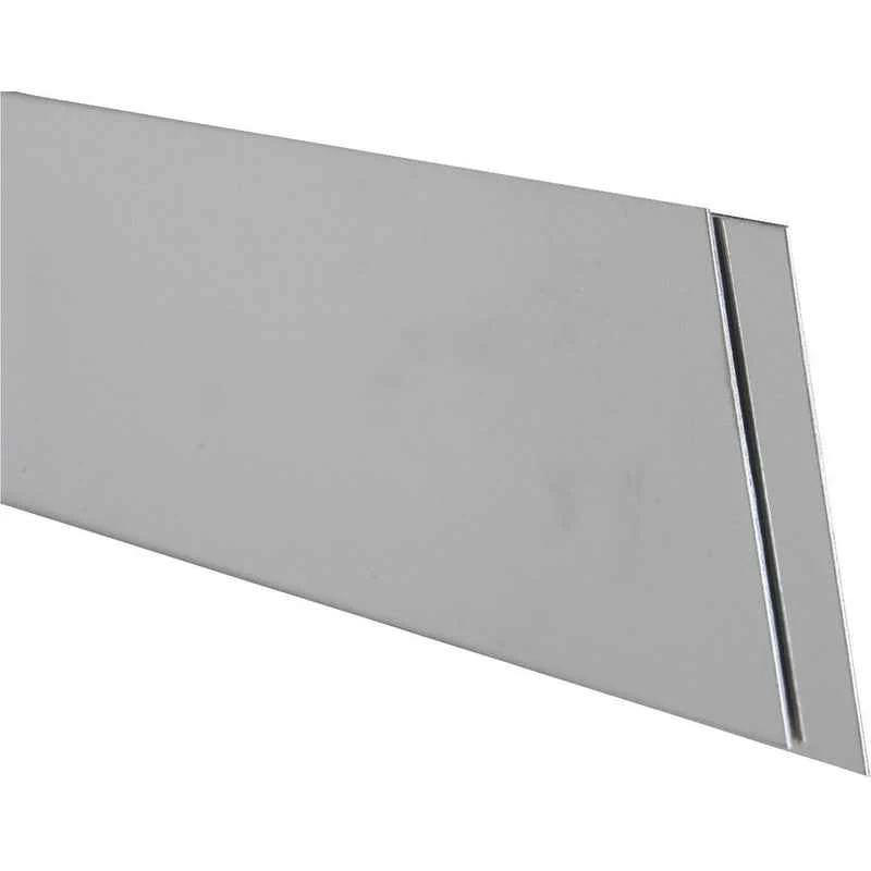 K&S 12 in. L X 1 in. W Mirror Stainless Steel Strip - Image 2