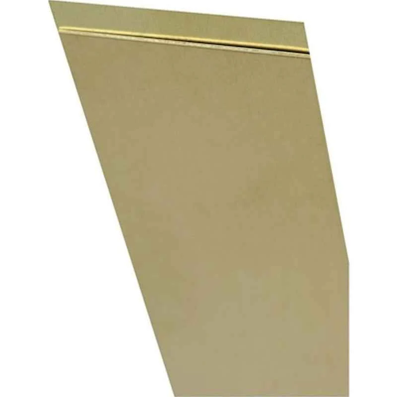 K&S 0.016 in. X 3/4 in. W X 12 in. L Mill Brass Metal Strip - Image 3