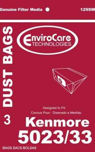 Kenmore 5033 , 5023 Type E Canister Vacuum Bags (3pk) by EnviroCare 129SW - Image 2