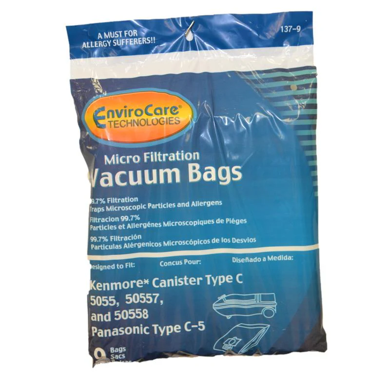 Kenmore Type C, Panasonic Type C-5, 5055 Canister Vacuum Bags Part 137 - Image 2